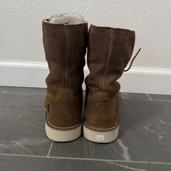 Carhartt Boots Womens Size 9 M 8-Inch Waterproof Insulated Fold‎ Down FW8079-W - Picture 6 of 7